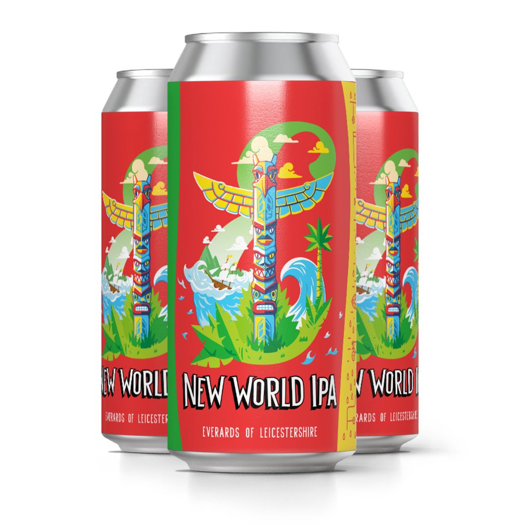 New World IPA in 440ml cans